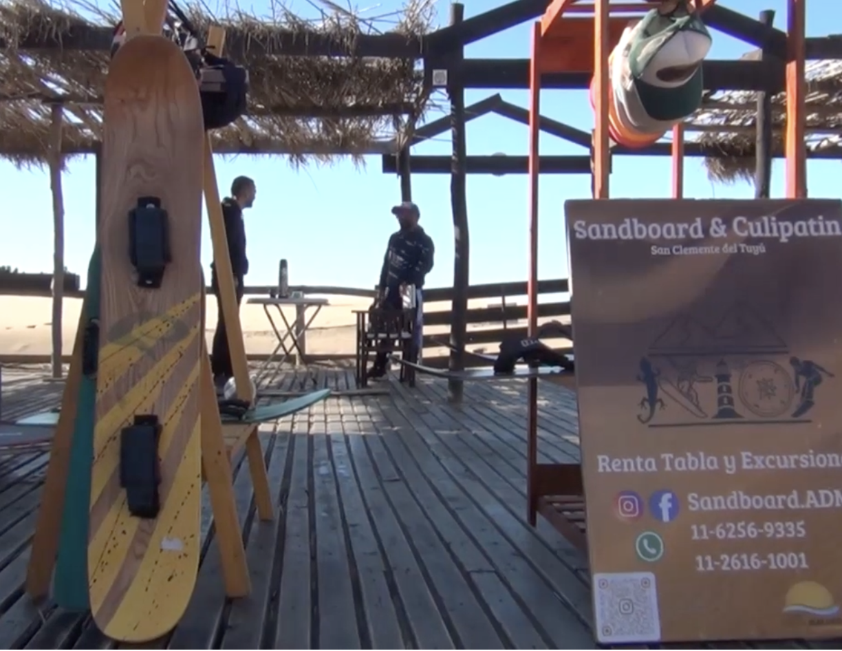 Vacaciones de invierno con sandboard y culipatín en el balneario Costa Maluco de San Clemente
